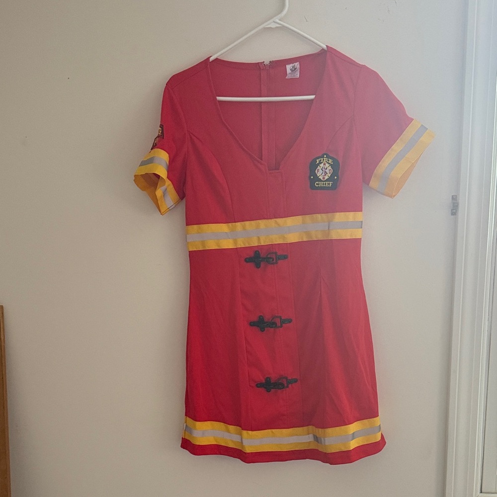 Red Firefighter Costume Dress